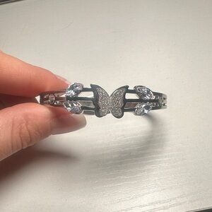Silver Butterfly stainless steel Bracelet